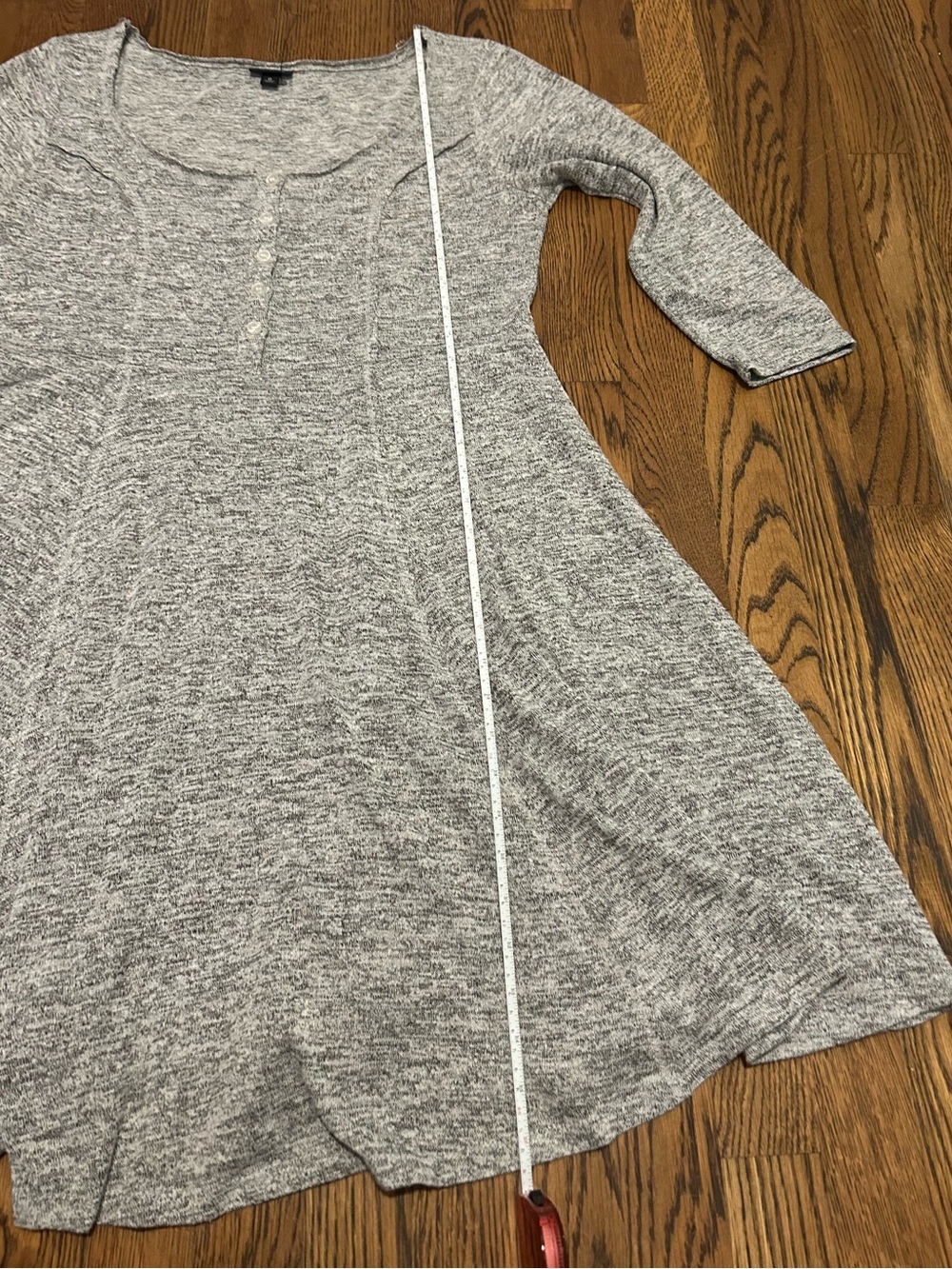torrid Heather Gray Fall Scoop Neck Fit & Flare Midi Dress - Picture 9 of 15